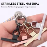 360 Degree Rotation T-shape Metal Mobile Phone Lanyard Fixing Gasket - Image 7