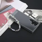 Alloy Butterfly Beaded Bracelet Anti-Lost Phone Short Lanyard - Image 4