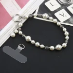 Pearl Short Bracelet Anti-lost Phone Short Lanyard - Image 3