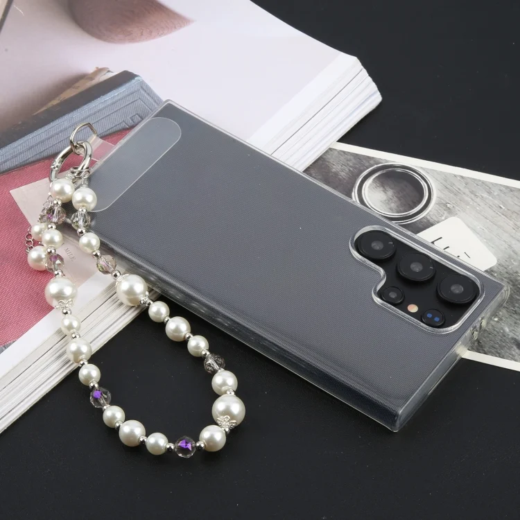 EDA007247101A_2.webp Pearl Short Bracelet Anti-lost Phone Short Lanyard - Image 4