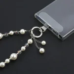 Pearl Short Bracelet Anti-lost Phone Short Lanyard - Image 5
