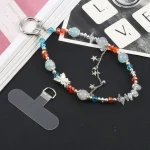 Star Alloy Beaded Bracelet Anti-Lost Phone Short Lanyard - Image 3
