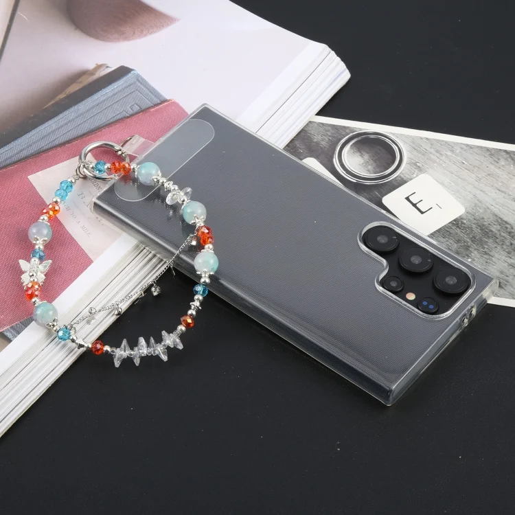 EDA007247401A_2.webp Star Alloy Beaded Bracelet Anti-Lost Phone Short Lanyard - Image 4
