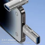 2 in 1 8 Pin to USB and TF Card Reader Adapter, 8 Pin to USB and TF Card - Image 2