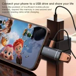 2 in 1 8 Pin to USB and Type-C Charging OTG Adapter, 8 Pin to USB and Type-C - Image 5