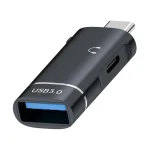 2 in 1 Type-C to USB and Type-C Earphone Adapter, Type-C to USB and Type-C