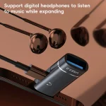 2 in 1 Type-C to USB and Type-C Earphone Adapter, Type-C to USB and Type-C - Image 4