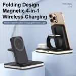 Folding 4-in-1 Magnetic Wireless Fast Charger - Image 2