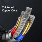 USAMS SJ741 30W USB-C / Type-C to 8 Pin Zinc Alloy Digital Display Fast Data Cable, Length: 1.2m, SJ741USB01, SJ741USB02 - Image 6