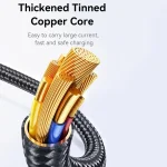 USAMS SJ744 100W USB-C / Type-C to USB-C / Type-C Zinc Alloy Fast Data Cable, Length: 1.2m, SJ744USB01, SJ744USB02 - Image 4