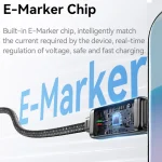 USAMS SJ744 100W USB-C / Type-C to USB-C / Type-C Zinc Alloy Fast Data Cable, Length: 1.2m, SJ744USB01, SJ744USB02 - Image 5