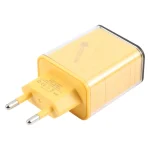 95-A3CL 30W Type-C, 8 Pin, USB-A Mecha Style Multi-Port Fast Charger, EU Plug - Image 2