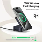 Baseus OS PicoGo Qi2 67W 2 in 1 Magnetic Wireless Charger with 1m Type-C to Type-C Elbow Data Cable - Image 6