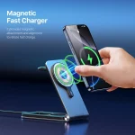 DUZZONA W22 15W 3 in 1 Foldable Magnetic Wireless Charging Stand, W22 - Image 6