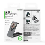 DUZZONA W22 15W 3 in 1 Foldable Magnetic Wireless Charging Stand, W22 - Image 9