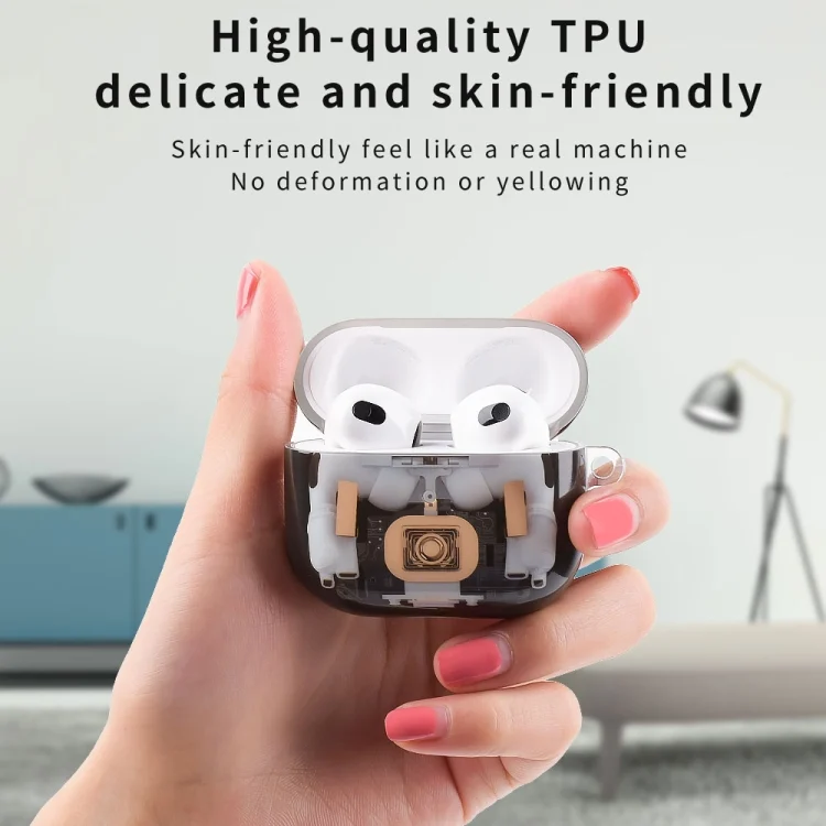 EDA007281101A_5.webp Mechanical Structure Earbuds Box Protective Case, For AirPods 4 - Image 6
