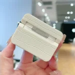 Crocodile Pattern Square Leather Earphone Case, For AirPods 3, For AirPods Pro - Image 7