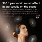 TOTUDESIGN BE-2-HP ANC Wireless Bluetooth V5.3 Foldable Headphones - Image 4