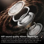 TOTUDESIGN BE-2-HP ANC Wireless Bluetooth V5.3 Foldable Headphones - Image 5