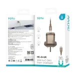 TOTUDESIGN HC-9 30W USB-A to Type-C GaN Fast Charger, EU Plug with Type-C to Type-C Cable, EU Plug with Type-C to 8 Pin Cable, UK Plug with Type-C to Type-C Cable, UK Plug with Type-C to 8 Pin Cable - Image 6