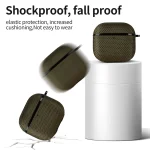 Nylon Waterproof Wireless Earphone Case with Hook, For AirPods 4 - Image 4