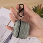 Nylon Waterproof Wireless Earphone Case with Hook, For AirPods 4 - Image 7