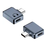 Type-C / USB-C to 8 Pin Earphone Side Bend Adapter