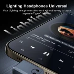 Type-C / USB-C to 8 Pin Earphone Side Bend Adapter - Image 3