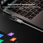 Smart Digital Display Side Bend Charging Adapter, Type-C Male to Type-C Female - Image 5