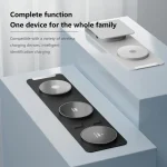 H34 15W 3 in 1 MagSafe Magnetic Folding Wireless Charger - Image 3