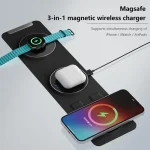 H34 15W 3 in 1 MagSafe Magnetic Folding Wireless Charger - Image 6