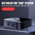 ONTEN BT103 NFC Desktop Bluetooth 5.3 Audio Receiver Adapter, BT103 - Image 2