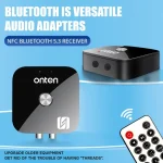 ONTEN BT103 NFC Desktop Bluetooth 5.3 Audio Receiver Adapter, BT103 - Image 3
