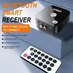 ONTEN BT103 NFC Desktop Bluetooth 5.3 Audio Receiver Adapter, BT103 - Image 5