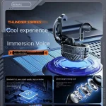 REMAX Gamebuds G5 Thunder Zinc Alloy Noise Reduction Wireless Bluetooth Music Earphones, Gamebuds G5 Black, Gamebuds G5 Silver - Image 4