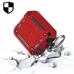 TPU Hybrid PC Shockproof Earphones Case with Hook, For AirPods 4 - Image 3