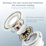 REMAX CozyPods W7N Pro ANC+ENC Dual Noise Reduction Bluetooth 5.4 Earphones - Image 4