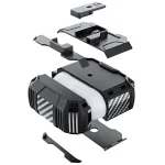 Non-slip TPU+PC Shockproof Earphones Case with Hook, For AirPods 4 - Image 6