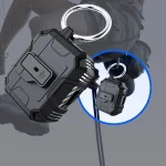 Non-slip TPU+PC Shockproof Earphones Case with Hook, For AirPods 4 - Image 10