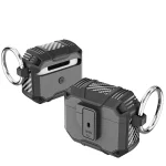 TPU + PC Shockproof Earphones Case with Hook, For AirPods 4