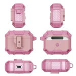 TPU + PC Shockproof Earphones Case with Hook, For AirPods 4 - Image 3