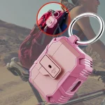 TPU + PC Shockproof Earphones Case with Hook, For AirPods 4 - Image 9