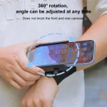 Elastic Wristband Hands Free Phone Clamp Holder, 24cm, 38cm, 24cm + 38cm - Image 4