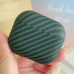 Carbon Fiber TPU Frosted Earphone Protective Case, For AirPods 4, For AirPods Pro 2, For AirPods 3, For AirPods Pro, For AirPods 1 / 2