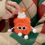 Plush Sunglasses Monster Bluetooth Earphone Protective Case, For AirPods Pro 2, For AirPods 3, For AirPods Pro