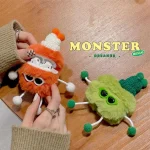 Plush Sunglasses Monster Bluetooth Earphone Protective Case, For AirPods Pro 2, For AirPods 3, For AirPods Pro - Image 2