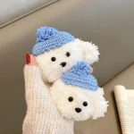 Cute Plush Puppy Bluetooth Earphone Protective Case, For AirPods Pro 2, For AirPods 3, For AirPods Pro - Image 2