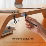 JOYROOM JR-ZS422 Magnetic Silicone Cable Tie Organizer - Image 2