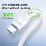 DUZZONA A10 PD20W 480Mbps Type-C to 8 Pin Fast Charging Cable, DUZZONA A10 PD20W - Image 5