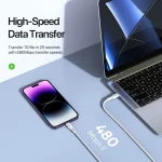 DUZZONA A10 PD20W 480Mbps Type-C to 8 Pin Fast Charging Cable, DUZZONA A10 PD20W - Image 8